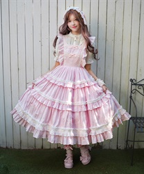 メイジージャンパースカート(ピンク-M)