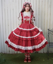 メイジージャンパースカート【受注生産】(赤-Ｍ)