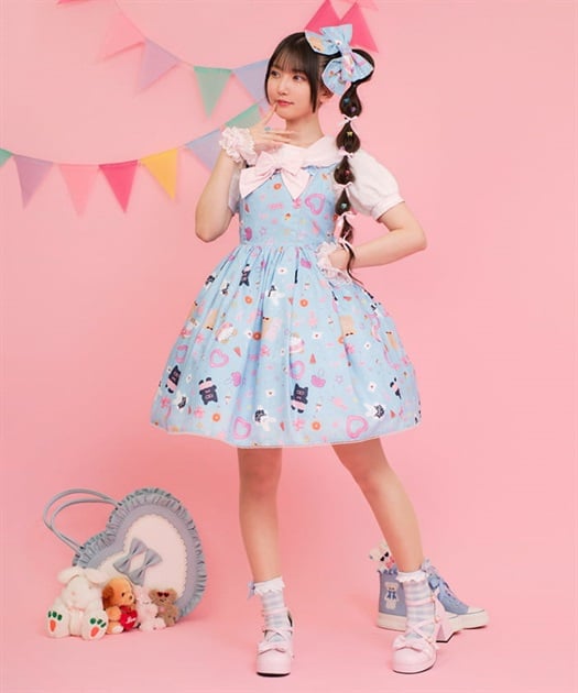 ハッピーバカンス柄ジャンスカ | レディース服・レディース ハッピーバカンス柄ジャンスカ | レディース服・レディース
