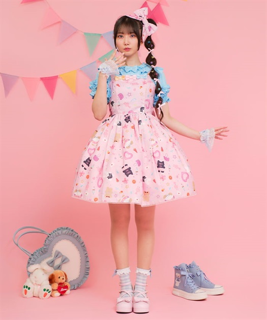 ハッピーバカンス柄ジャンスカ | レディース服・レディース ハッピーバカンス柄ジャンスカ | レディース服・レディース