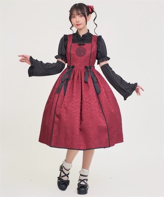 牡丹刺繍チャイナジャンスカ | kawaii | axes femme online shop 牡丹刺繍チャイナジャンスカ | kawaii | axes femme online shop