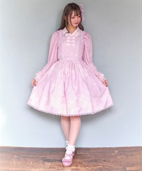 桜柄ジャンパースカート | kawaii | axes femme online shop 桜柄ジャンパースカート | kawaii | axes femme online shop