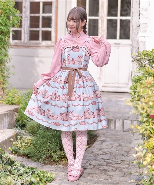 お菓子の家柄ジャンスカ【受注生産】 | kawaii | axes femme お菓子の家柄ジャンスカ【受注生産】 | kawaii | axes femme