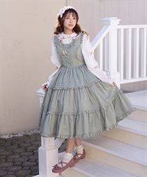 フリルロングジャンスカ【受注生産】 | レディース服 フリルロングジャンスカ【受注生産】 | レディース服