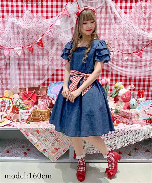 ベアズベーカリー刺繍ワンピ | outlet | axes femme online shop ベアズベーカリー刺繍ワンピ | outlet | axes femme online shop