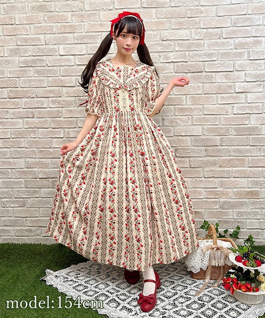 ローズベリーガーデンワンピ | outlet | axes femme online shop ローズベリーガーデンワンピ | outlet | axes femme online shop
