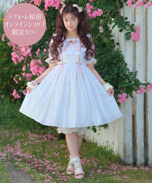 コットンレースワンピース | kawaii | axes femme online shop コットンレースワンピース | kawaii | axes femme online shop