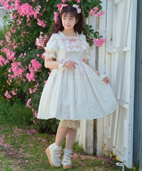 コットンレースワンピース | kawaii | axes femme online shop コットンレースワンピース | kawaii | axes femme online shop