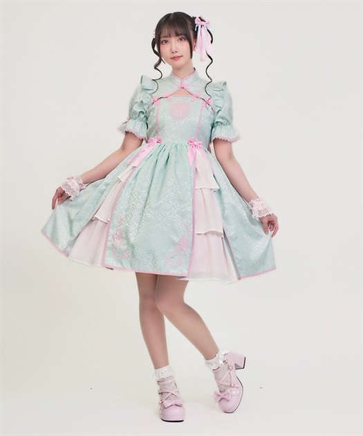 牡丹刺繍チャイナワンピース | レディース服・レディース 牡丹刺繍チャイナワンピース | レディース服・レディース