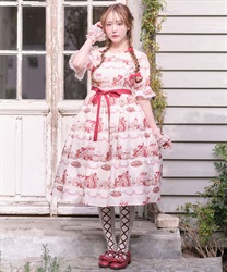 お菓子の家柄ワンピース【受注生産】 | レディース服 お菓子の家柄ワンピース【受注生産】 | レディース服