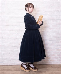 クラシカルベロアワンピース | kawaii | axes femme online shop クラシカルベロアワンピース | kawaii | axes femme online shop