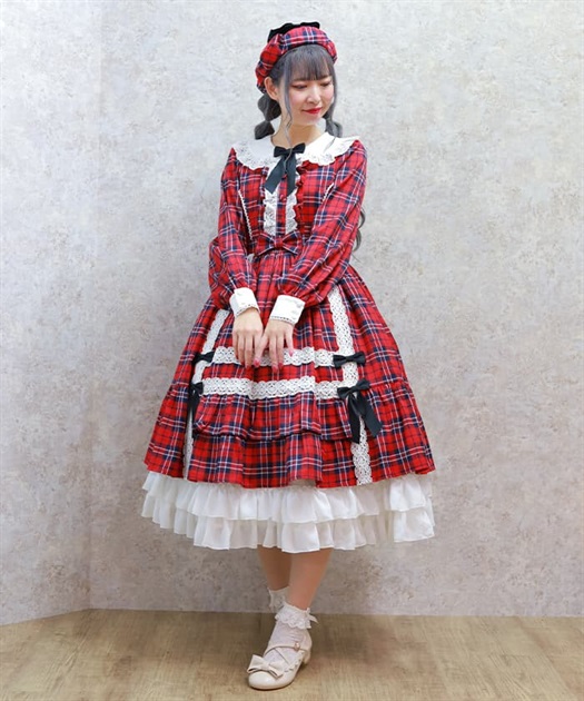 タータンチェックワンピース【Web限定商品】【期間限定販売 タータンチェックワンピース【Web限定商品】【期間限定販売