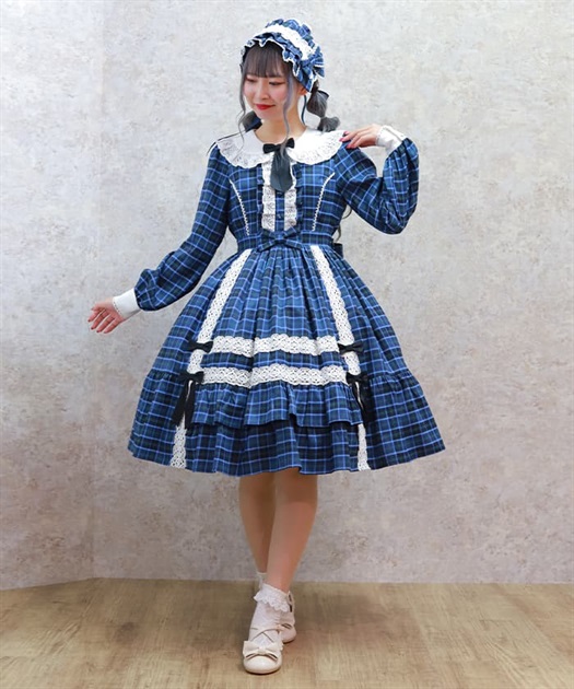 タータンチェックワンピース【Web限定商品】【期間限定販売 タータンチェックワンピース【Web限定商品】【期間限定販売