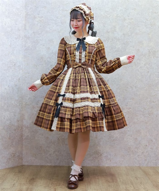 タータンチェックワンピース【Web限定商品】【期間限定販売 タータンチェックワンピース【Web限定商品】【期間限定販売