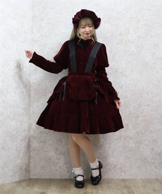 ベルベットドールワンピース | 衣料 | axes femme online shop ベルベットドールワンピース | 衣料 | axes femme online shop