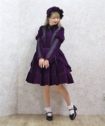 ベルベットドールワンピース | kawaii | axes femme online shop ベルベットドールワンピース | kawaii | axes femme online shop