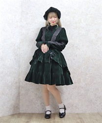 ベルベットドールワンピース | kawaii | axes femme online shop ベルベットドールワンピース | kawaii | axes femme online shop