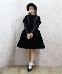 ベルベットドールワンピース | kawaii | axes femme online shop ベルベットドールワンピース | kawaii | axes femme online shop