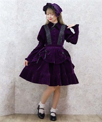 ベルベットドールワンピース | kawaii | axes femme online shop ベルベットドールワンピース | kawaii | axes femme online shop
