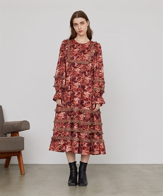 ヴィンテージフラワー柄ワンピース | outlet | axes femme ヴィンテージフラワー柄ワンピース | outlet | axes femme