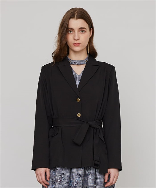 ベルト付テーラージャケット | outlet | axes femme online shop ベルト付テーラージャケット | outlet | axes femme online shop