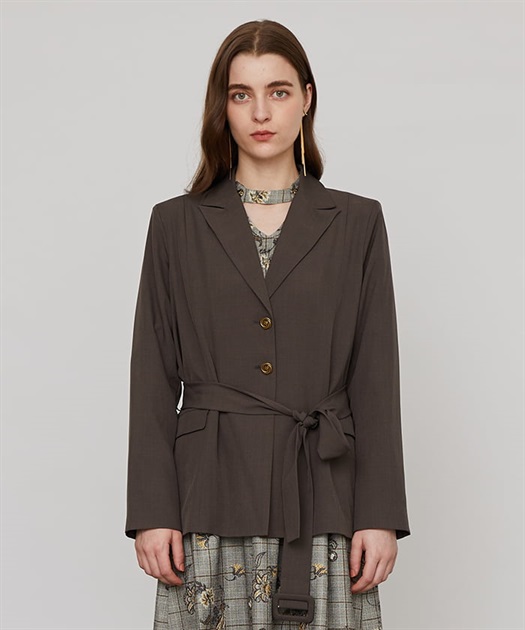 ベルト付テーラージャケット | outlet | axes femme online shop ベルト付テーラージャケット | outlet | axes femme online shop