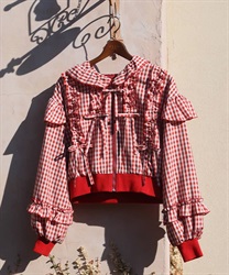 フリルフーディブルゾン | 衣料 | axes femme online shop フリルフーディブルゾン | 衣料 | axes femme online shop