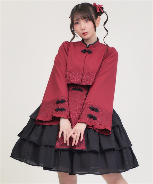 チャイナ釦ボレロ | kawaii | axes femme online shop チャイナ釦ボレロ | kawaii | axes femme online shop