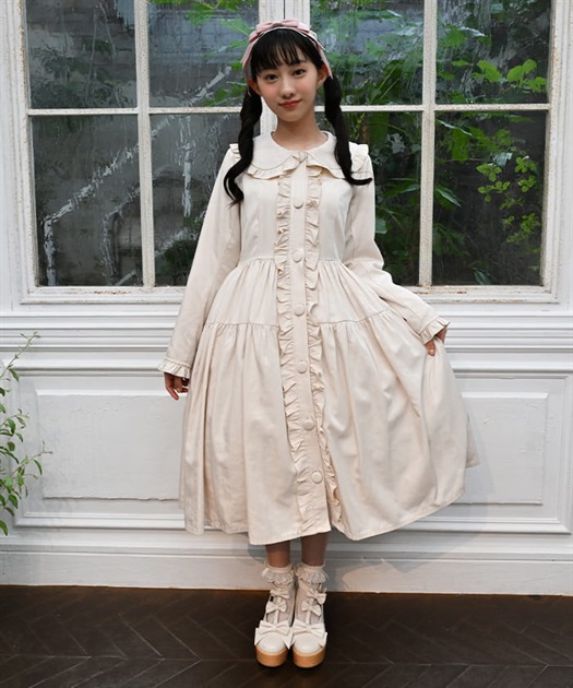 ティアードトレンチコート | kawaii | axes femme online shop ティアードトレンチコート | kawaii | axes femme online shop