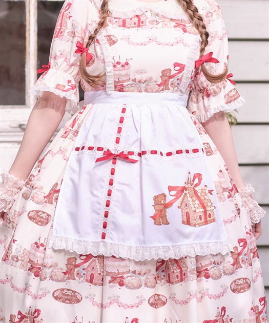 口コミ サイト 商品 axes | kawaii | お菓子の家プリントエプロン femme shop online エプロン・三角巾