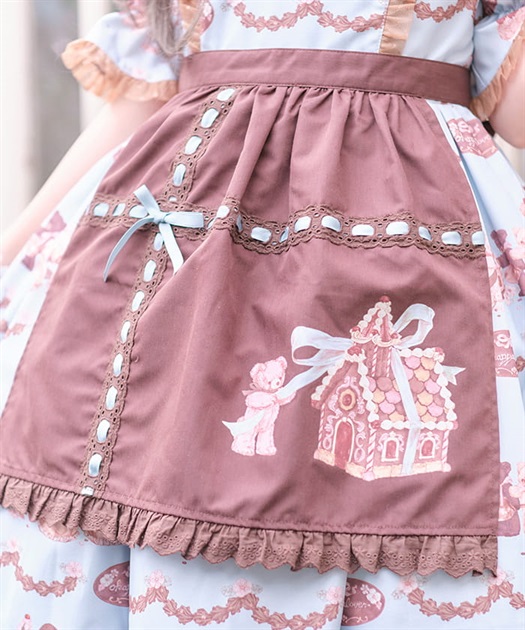 お菓子の家プリントエプロン | kawaii | axes femme online shop