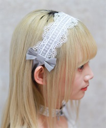 シュエットヘッドドレス(グレー-F)