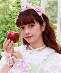 グログランリボンカチューシャ【ランク限定Web先行販売】(ピンク-F)