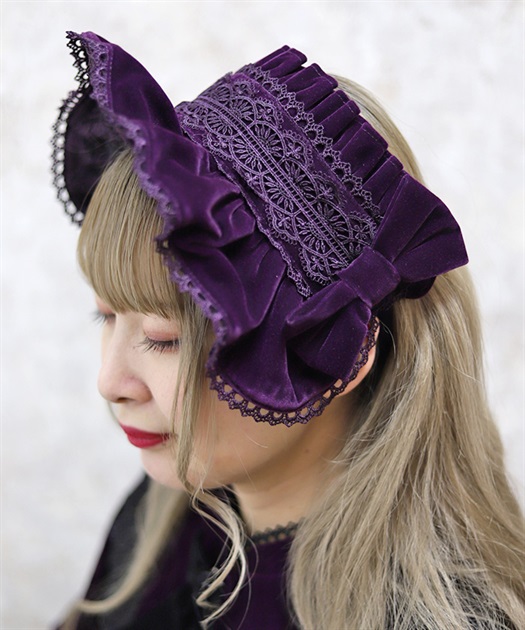 ベルベットドールハーフボンネット | kawaii | axes femme ベルベットドールハーフボンネット | kawaii | axes femme