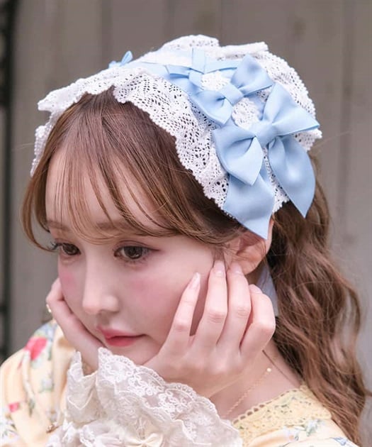 トーションレースヘッドドレス | 雑貨 | axes femme online shop トーションレースヘッドドレス | 雑貨 | axes femme online shop