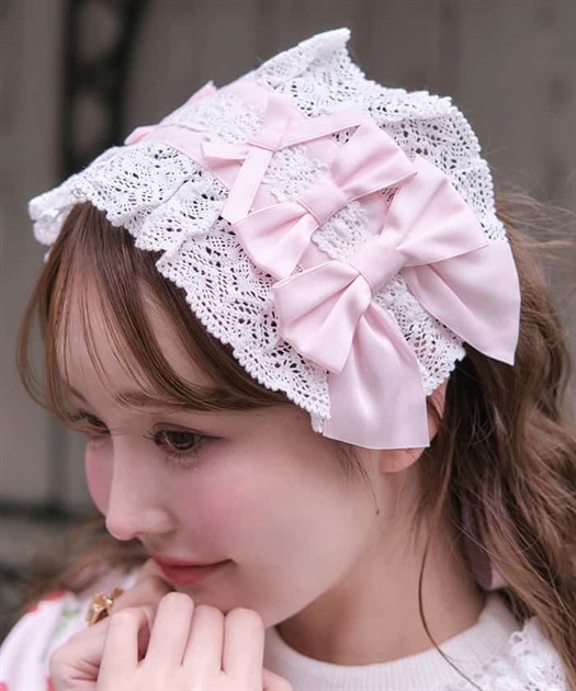 トーションレースヘッドドレス | kawaii | axes femme online shop トーションレースヘッドドレス | kawaii | axes femme online shop