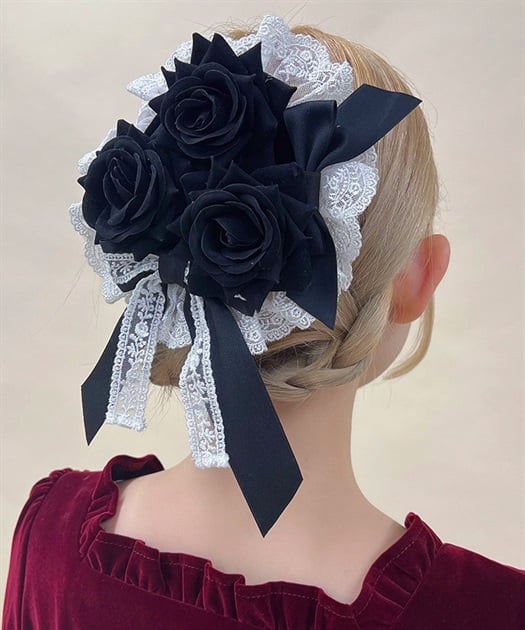 ウィンターローズクリップ【予約】