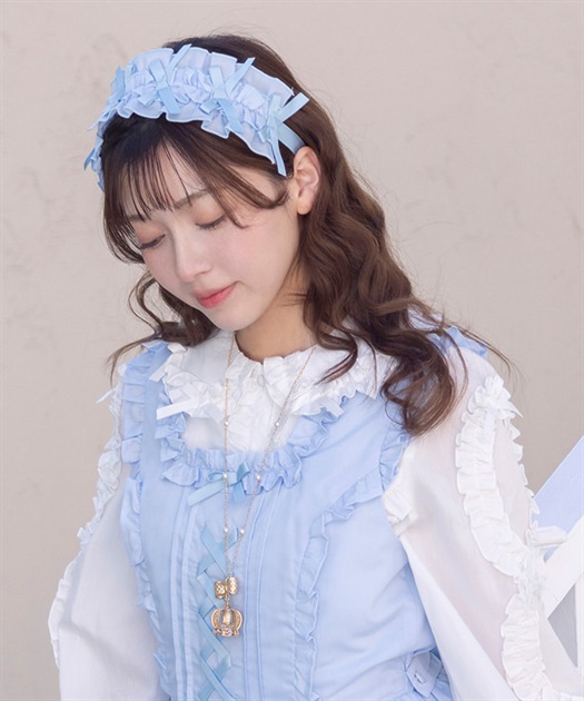 フリルヘッドドレス【受注生産】 | Chalmiere │ axes femme フリルヘッドドレス【受注生産】 | Chalmiere │ axes femme