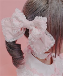 はしごレースリボンセット(ピンク-F)