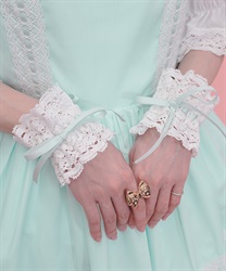トーションレースお袖留め(ミント-F)
