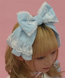 プリンセスリボンカチューシャ(サックス-F)