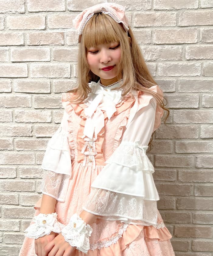3段フリル姫袖ブラウス | kawaii | axes femme online shop 3段フリル姫袖ブラウス | kawaii | axes femme online shop
