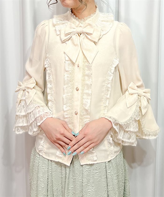 姫袖7分丈ブラウス【受注生産】 | レディース服・レディース 姫袖7分丈ブラウス【受注生産】 | レディース服・レディース