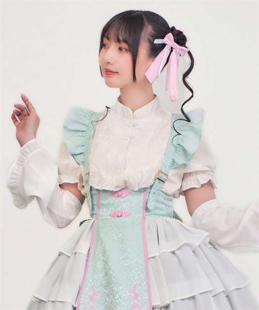 アームカバー付チャイナ釦ブラウス | kawaii | axes femme