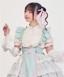 アームカバー付チャイナ釦ブラウス | kawaii | axes femme