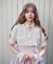 メイジーブラウス(白-M)