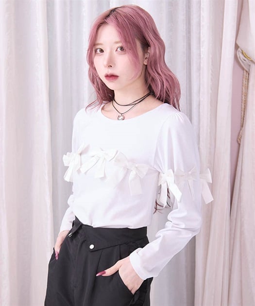 2WAYリボントップス | axes femme | axes femme online shop