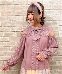ブルーミングレースブラウス | outlet | axes femme online shop ブルーミングレースブラウス | outlet | axes femme online shop