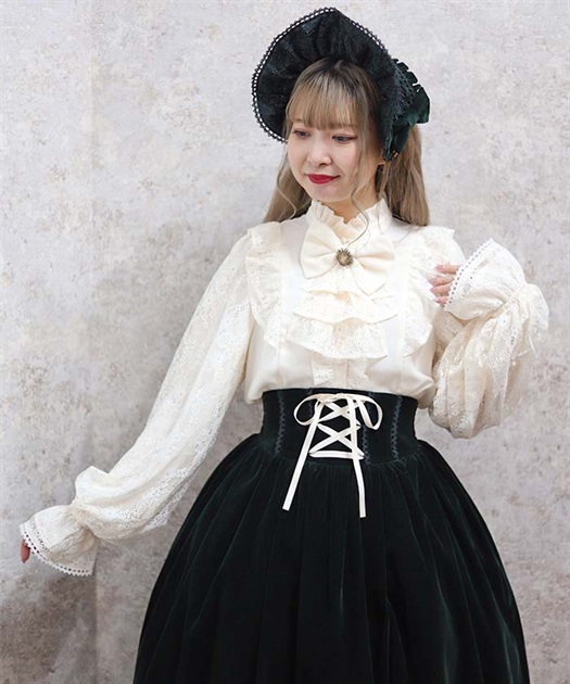 クラシカルレーシーブラウス | kawaii | axes femme online shop クラシカルレーシーブラウス | kawaii | axes femme online shop