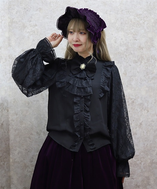 クラシカルレーシーブラウス | kawaii | axes femme online shop クラシカルレーシーブラウス | kawaii | axes femme online shop